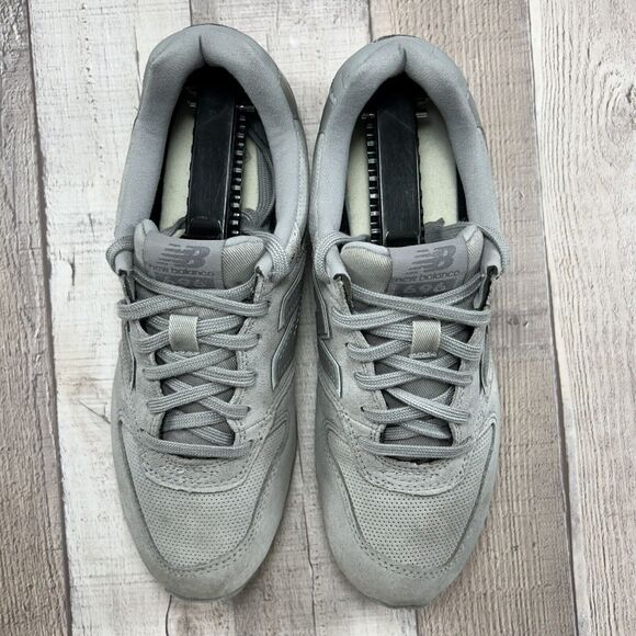 New Balance 696 Women's Classic Sneakers Running Shoes Suede Gray Size 6.5 B - Picture 5 of 13
